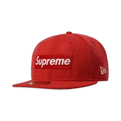 Supreme World Famous Box Logo New Era® "Red"