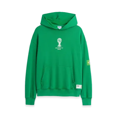 Gap x Ouigi Theodore FIFA World Cup Vintage Soft French Terry Oversized Hoodie Brazil "Green"
