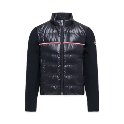 MONCLER Kids Down Cardigan "Dark Blue"