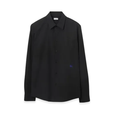 Burberry Cotton Formal Shirt "Black"