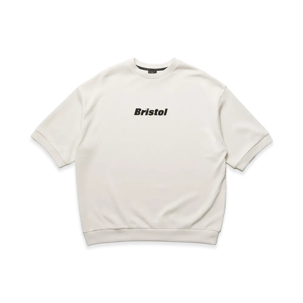 F.C.Real Bristol Quarter Knit S/S Crewneck Shirt "Off White"
