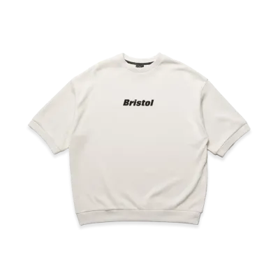 F.C.Real Bristol Quarter Knit S/S Crewneck Shirt "Off White"