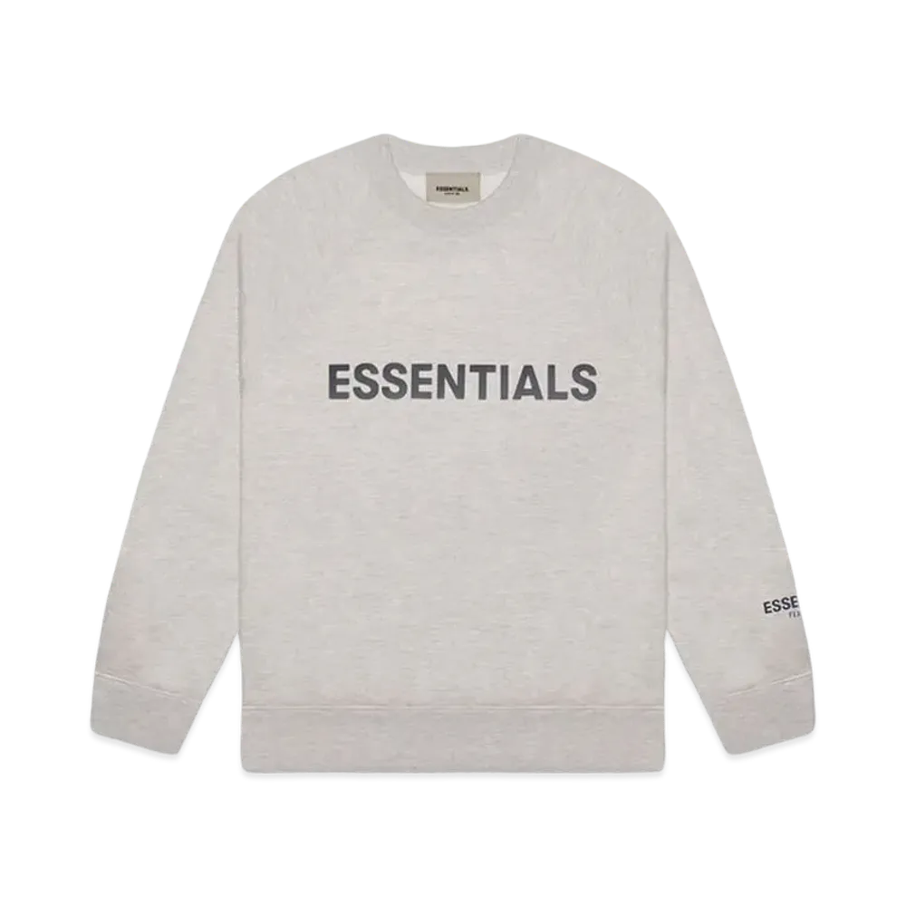FEAR OF GOD ESSENTIALS 3D Silicon Applique Crewneck "Grey"
