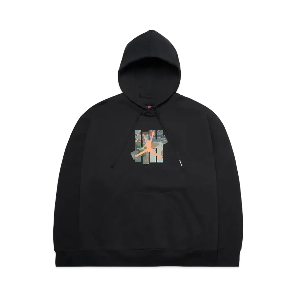 UNDEFEATED x JORDAN L/S Hoodie "Black"