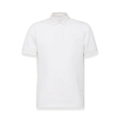 PRADA Pique Polo Shirt "White"