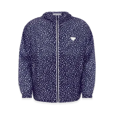 PRADA Printed Re-Nylon Windbreaker "Blue"