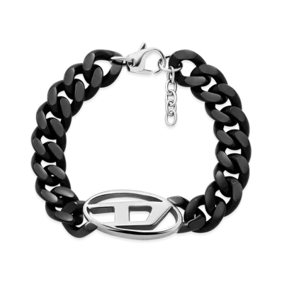 Diesel Dx1611931 Stainless Steel Chain Bracelet "Black"