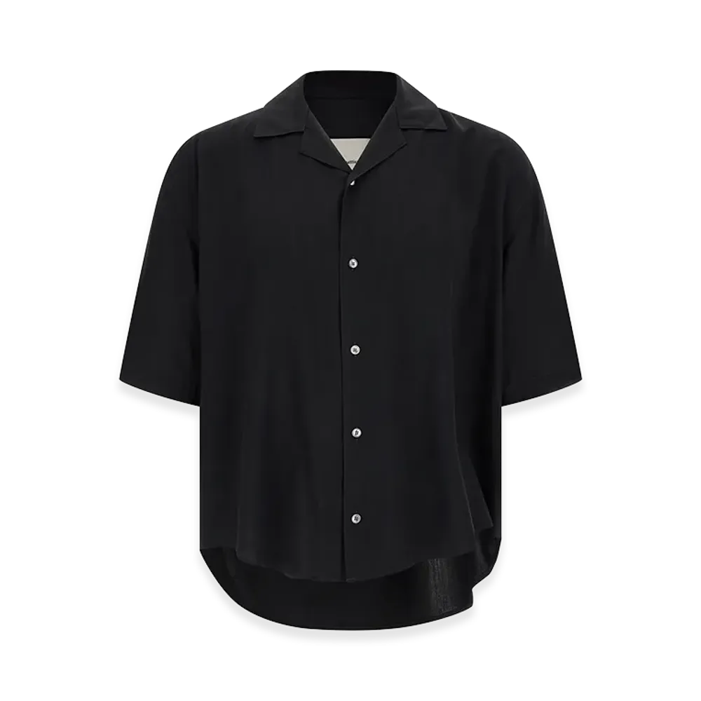 AMI PARIS Short Sleeve Shirts "Black"