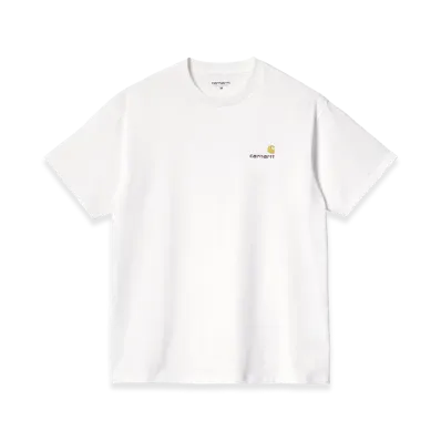 Carhartt WIP S/S American Script T-Shirt "White"