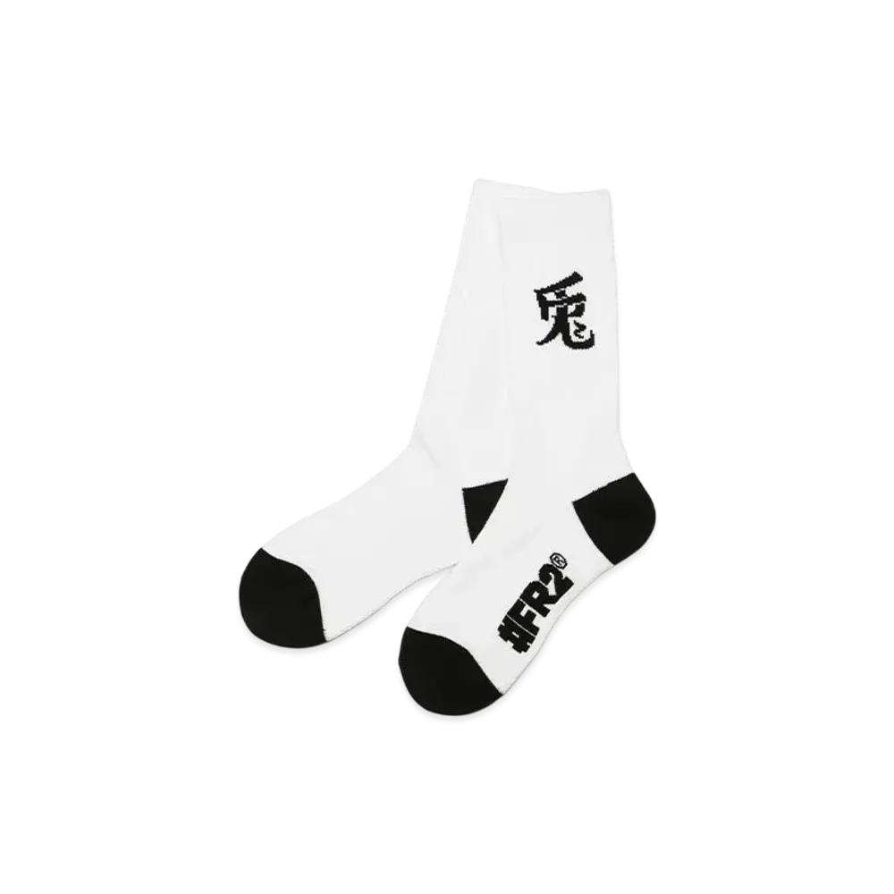 FR2 Crazy Sensual Rabbit Socks "White"