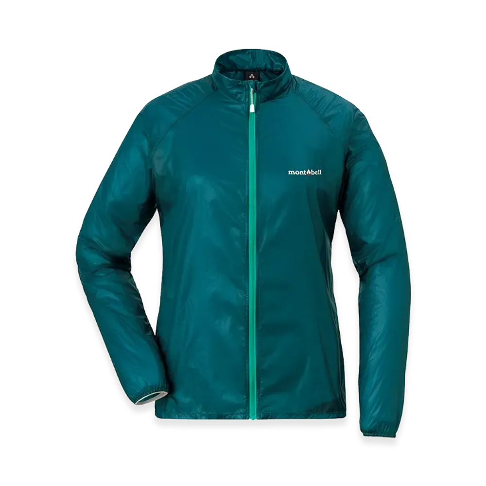 mont-bell Women's EX Light Wind Jacket "Blue Green"