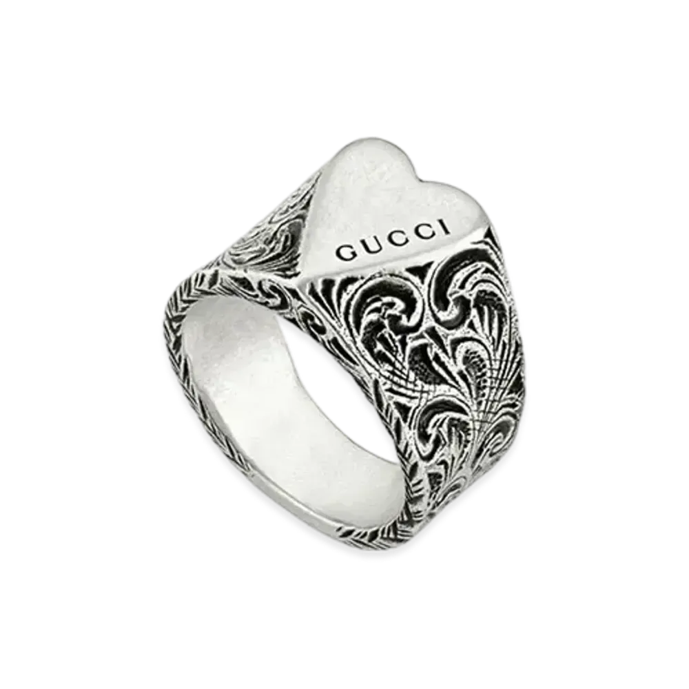 GUCCI Heart Ring "Silver"