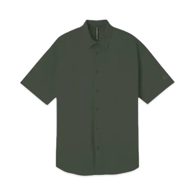 DESCENTE ALLTERRAIN Solotex Half Sleeve Regular Collar Shirt "Slate Forest"