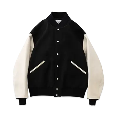 VISVIM VARSITY SB JKT (WOOL) "Black"