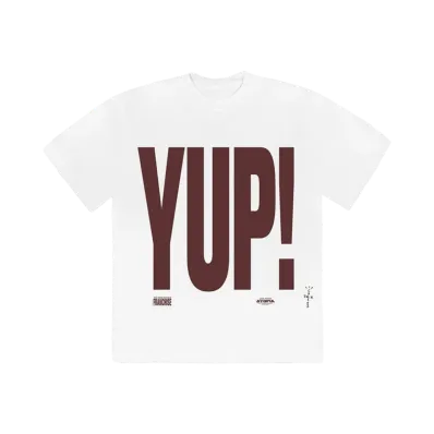 Travis Scott Cactus Jack Franchise Promo YUP! T-Shirt "White"