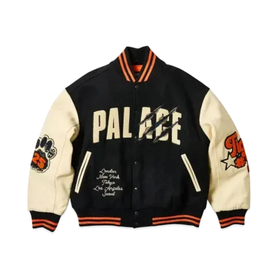 PALACE Tora Tora Varsity Jacket "Navy"