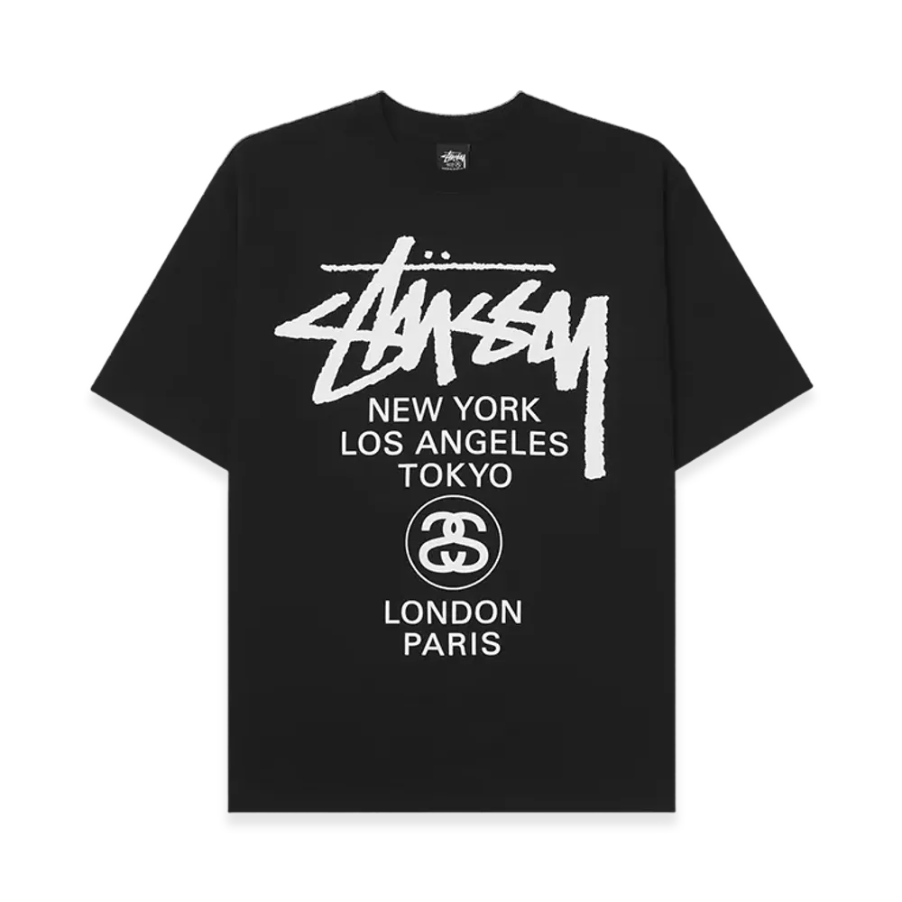 Stussy World Tour Tee 2021 "Black"