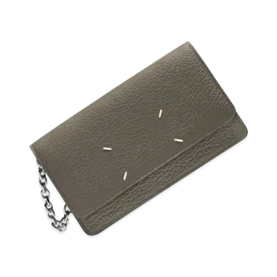 Maison Margiela Four Stitches Chain Wallet "Dark Gray"