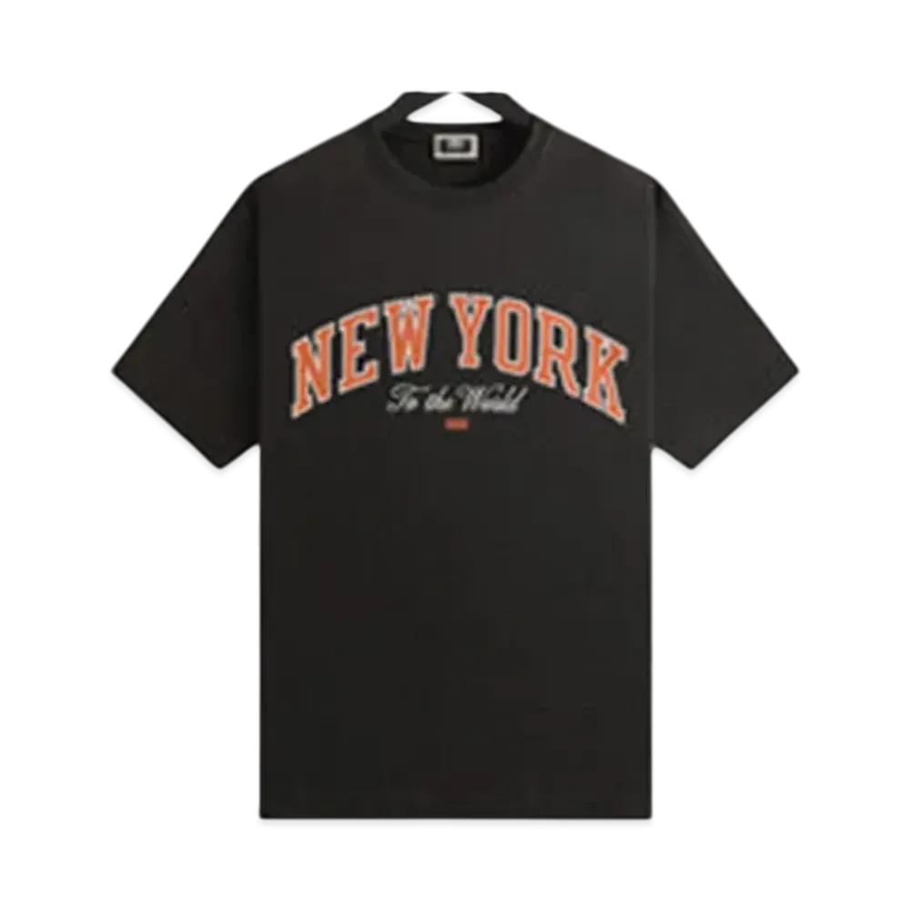 Kith x New York Knicks New York to World Vintage Tee "Black"