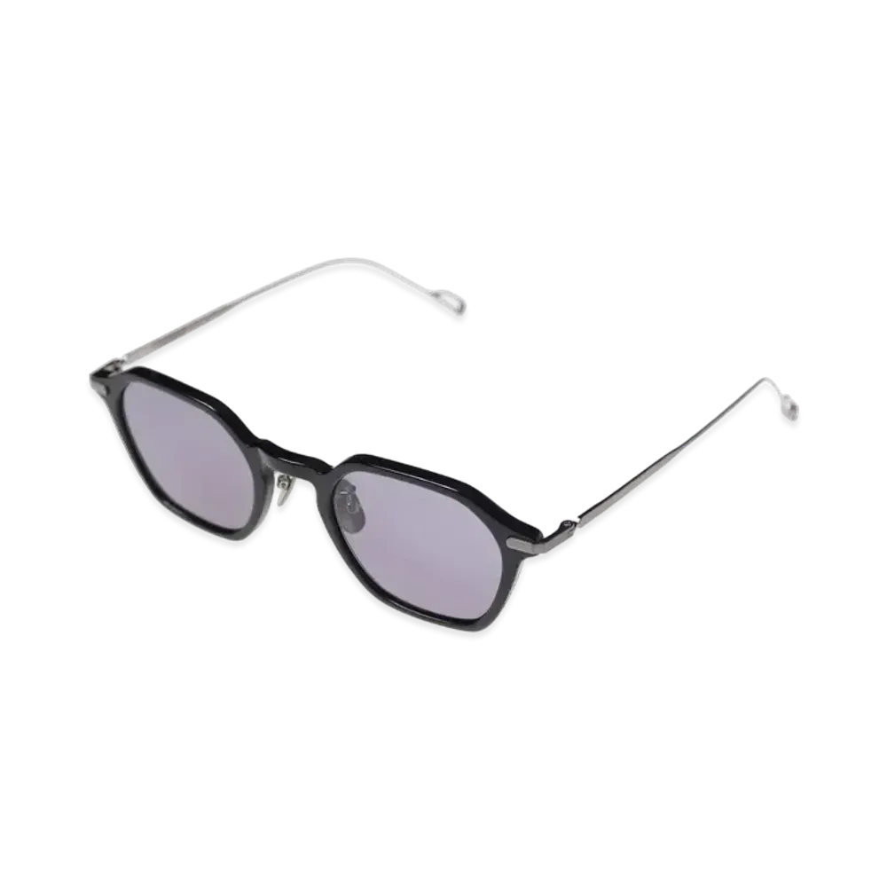 KANEKO OPTICAL x SOPHNET. Titanium Hexagon Sunglasses "Black"