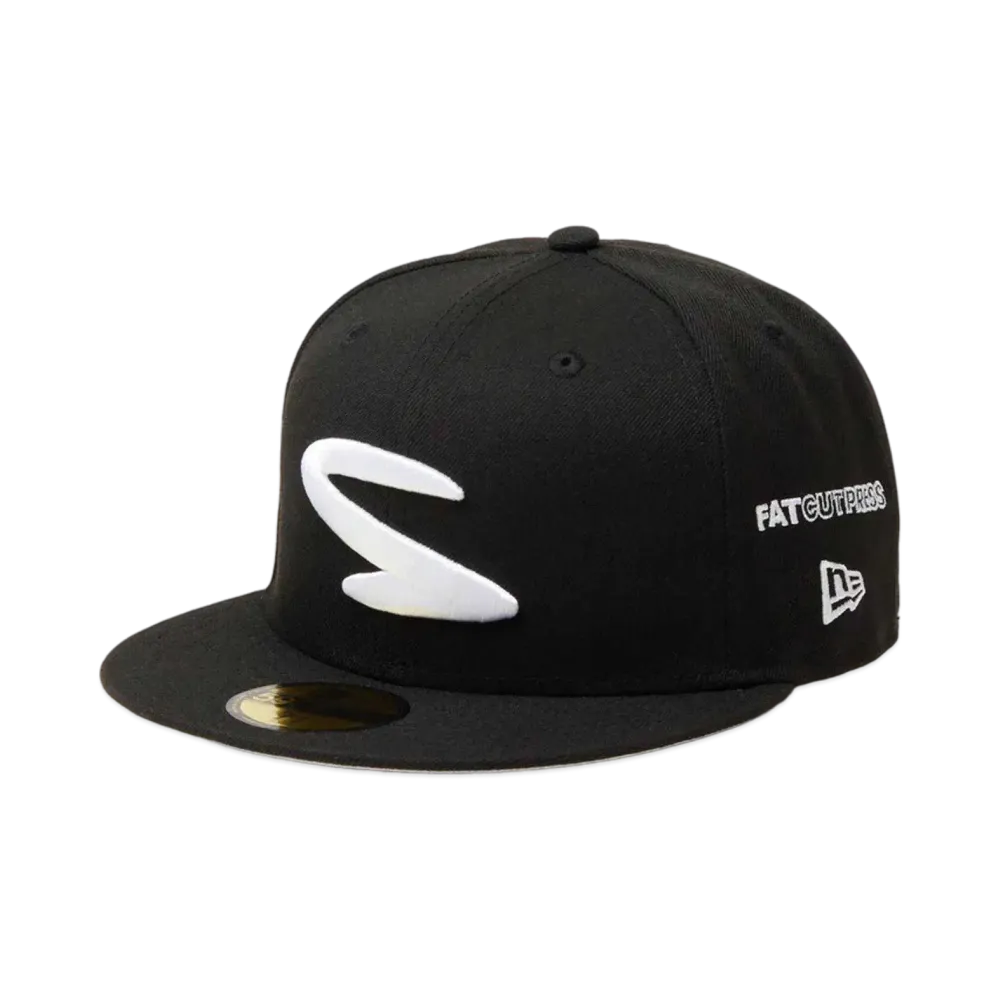 NEW ERA x SHINKNOWNSUKE 59Fifty Fat Cut Press "Black"