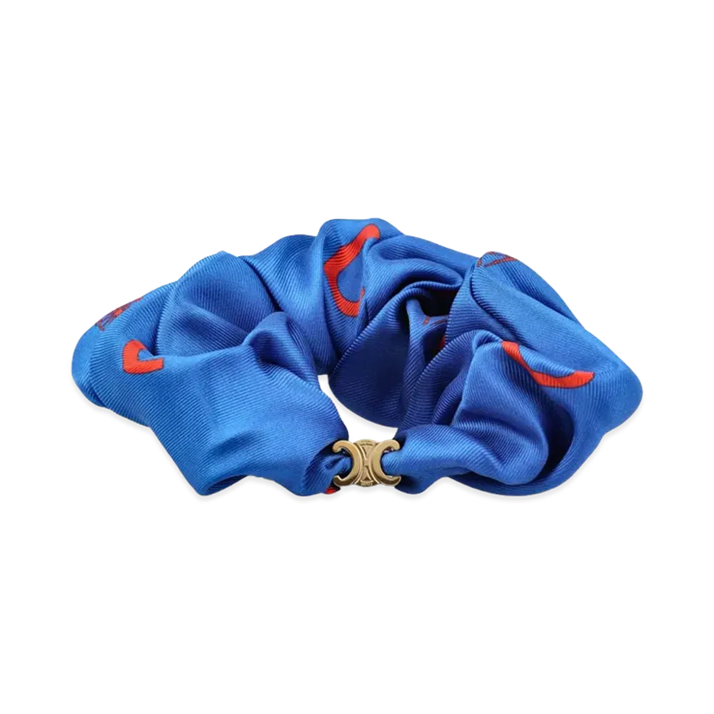 CELINE Women's Capsule Hair Accessories "Blue"