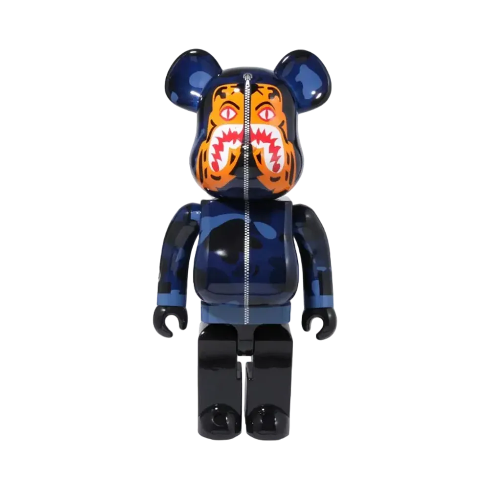 Bearbrick A BATHING APE Camo Tiger 1000%