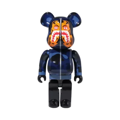 Bearbrick A BATHING APE Camo Tiger 1000%
