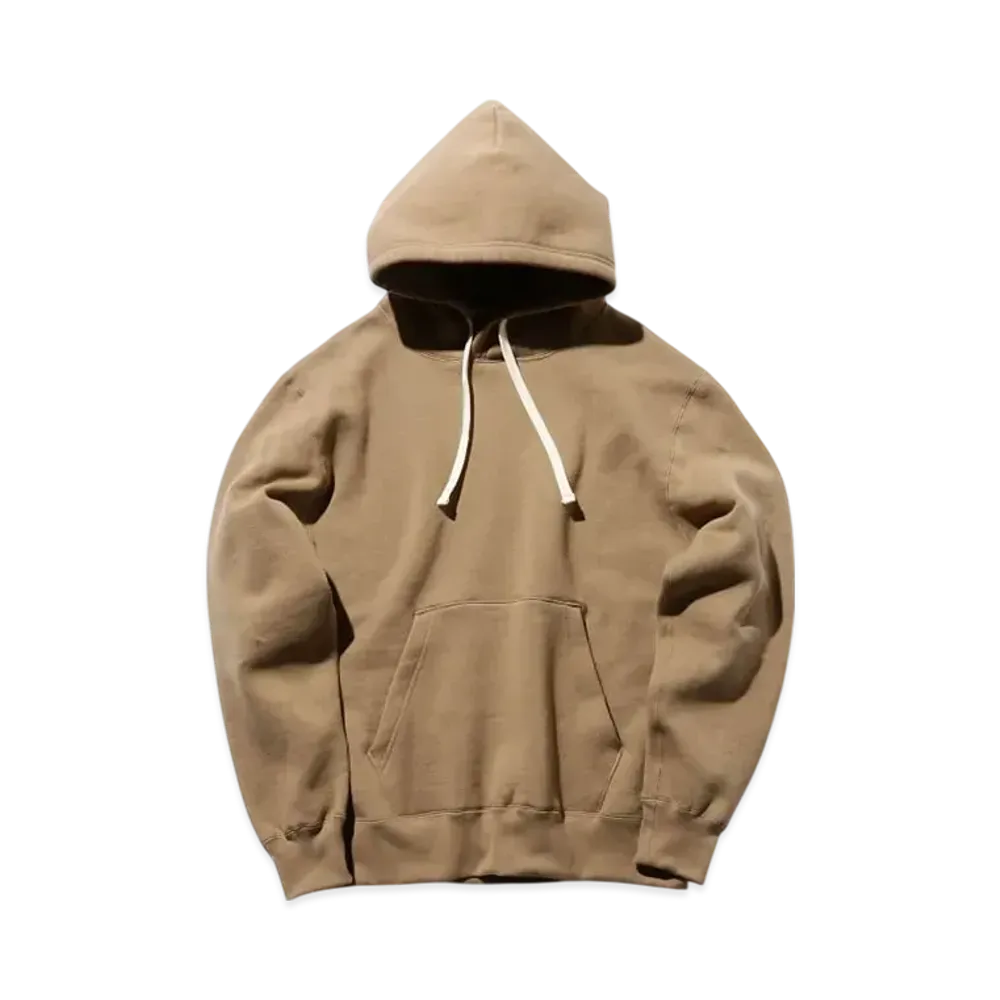 BEAMS Sweat Pullover Hoodie Raised Back "Khaki"