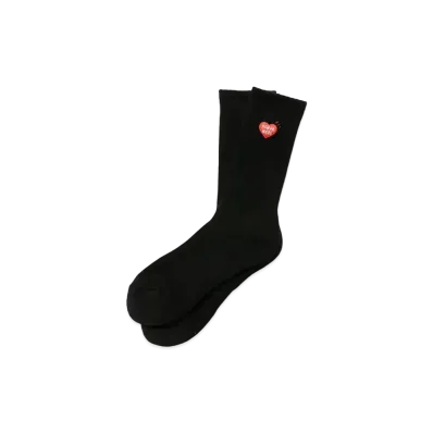 HUMAN MADE PILE SOCKS "Black"