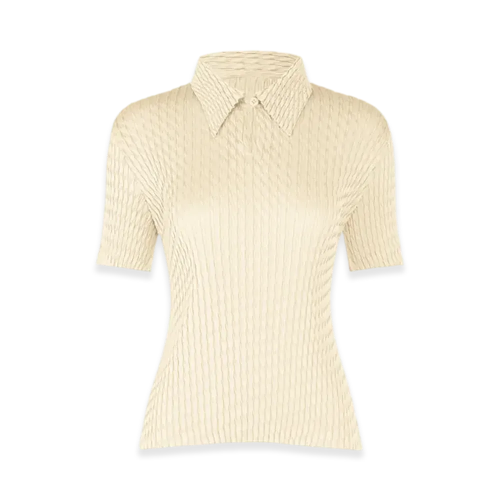 ISSEY MIYAKE Sleek Pleats "Ivory"
