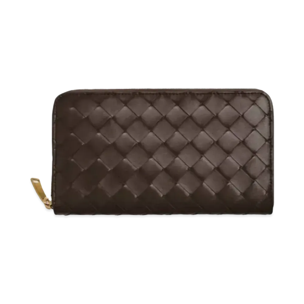 Bottega Veneta Zip Around Wallet "Fondant"