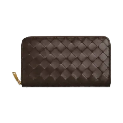 Bottega Veneta Zip Around Wallet "Fondant"