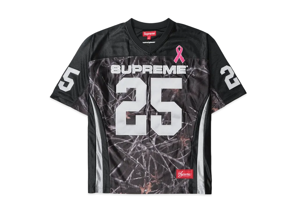 Supreme Breast Cancer Awareness Football Jersey "Black"