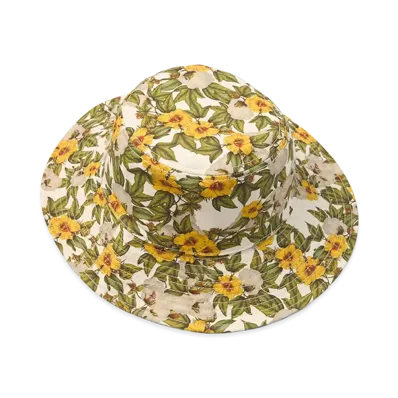 DENIM TEARS DT Floral Canvas Bucket Hat "Multi"