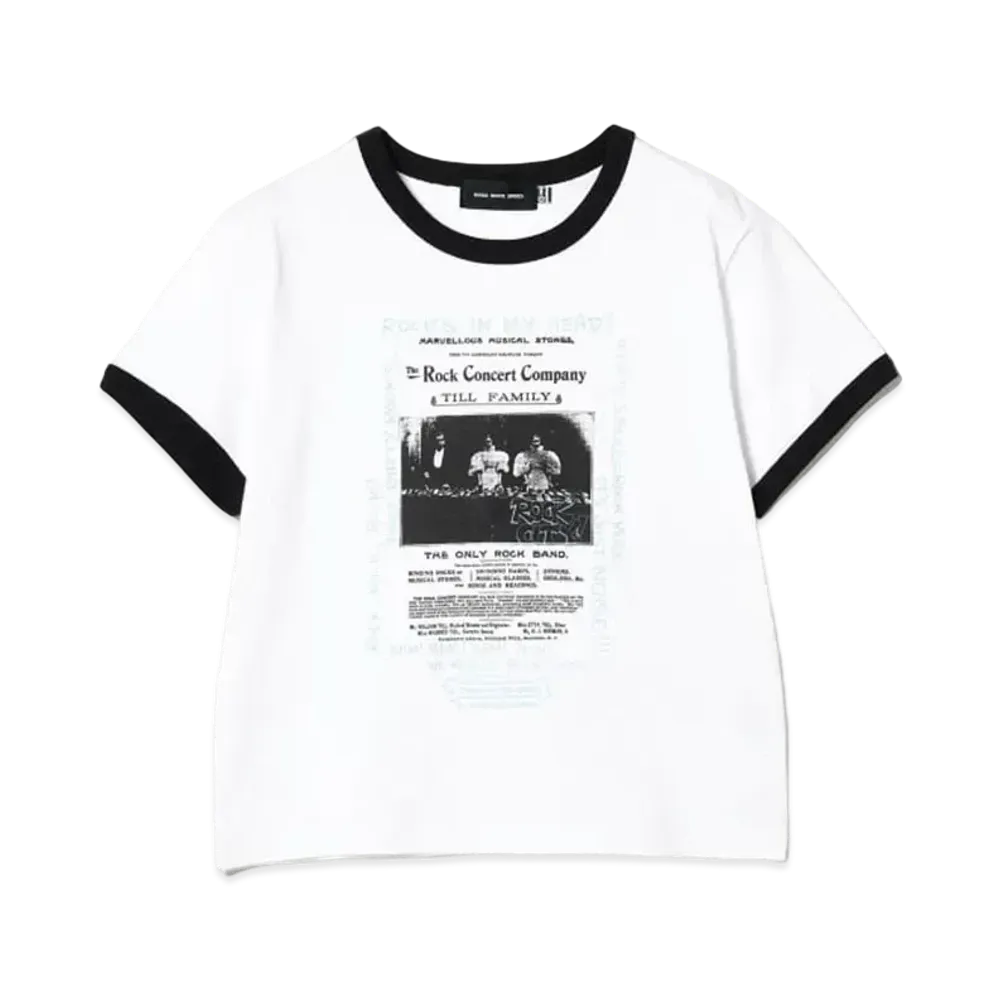GOOD ROCK SPEED x Ray BEAMS / Exclusive JOHNHOLMSTROM Ringer Tee #1 "White"