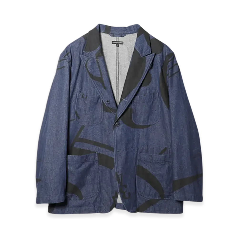 ENGINEERED GARMENTS Bedford Jacket - Music Note Denim "Denim"