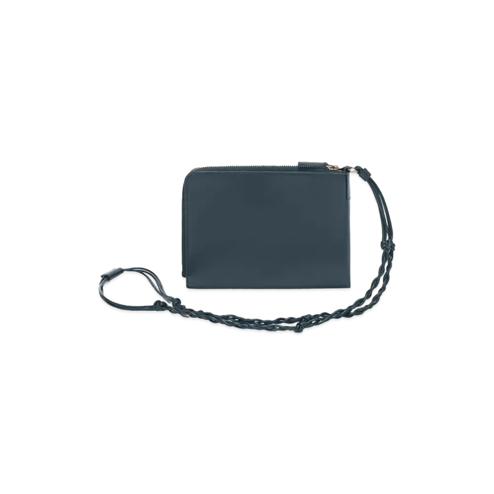 Jil Sander Tangle Passport Holder "Blue"