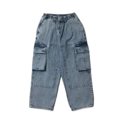 MFC STORE x SOSHI NET 「Dobon」 Cargo Pants "Acid Blue"