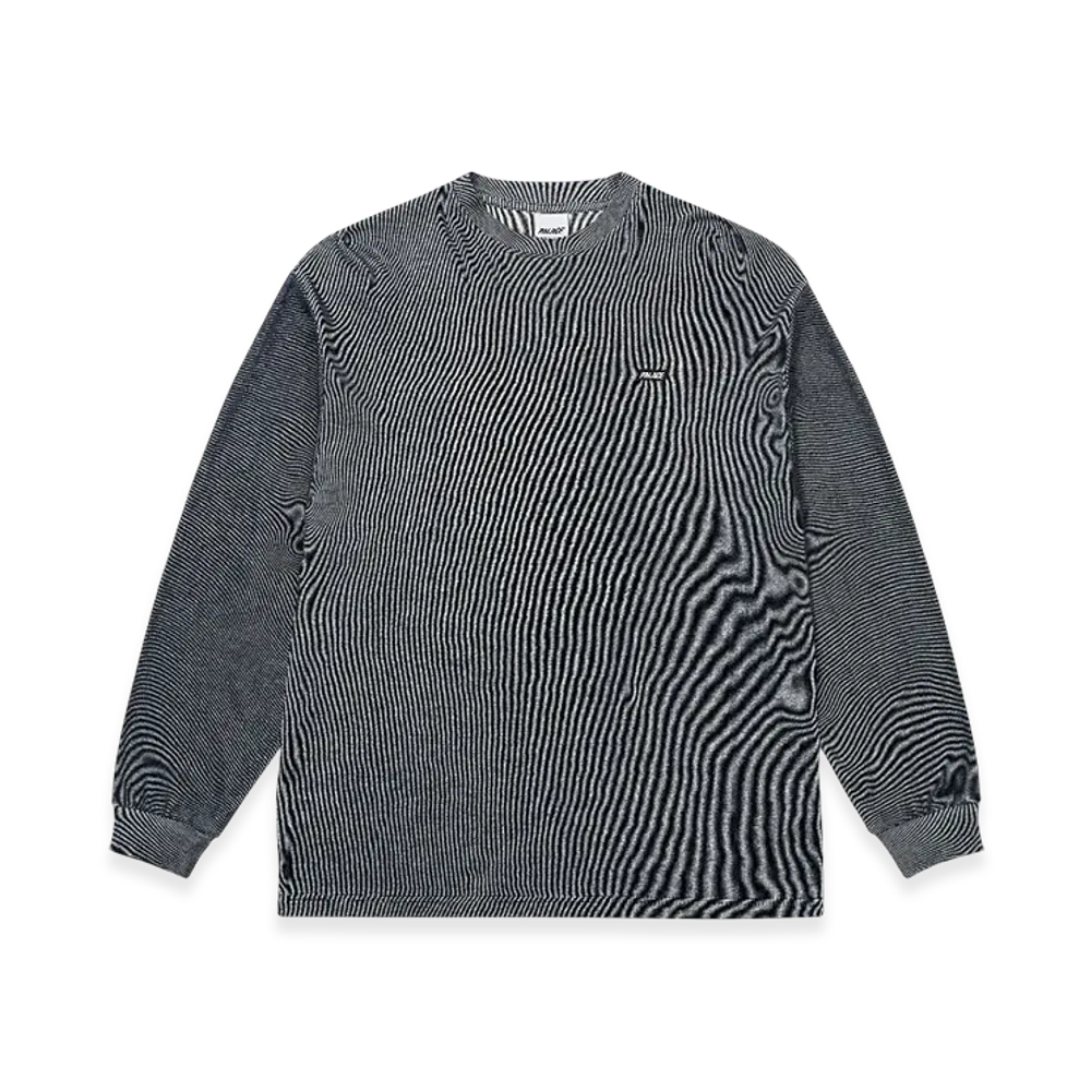 PALACE Lenticular Longsleeve "Navy Grey"