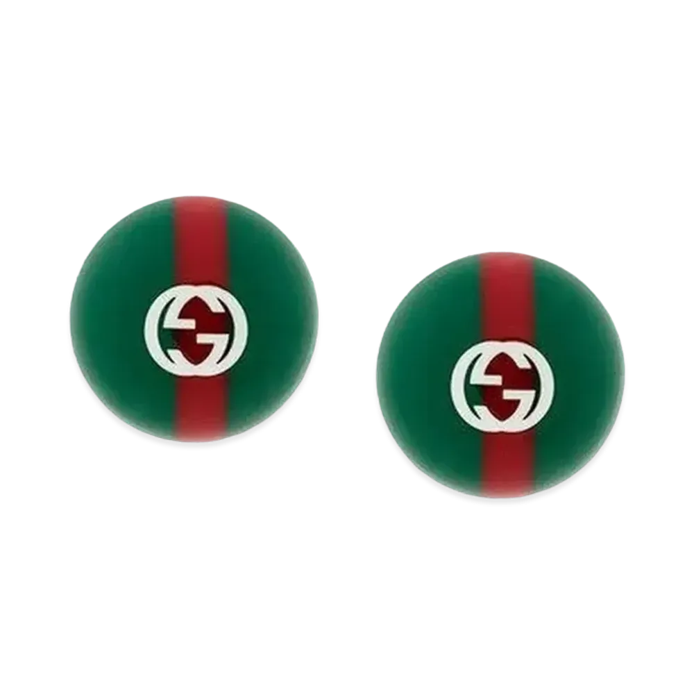 GUCCI Webbing Rivets "Green/Red"