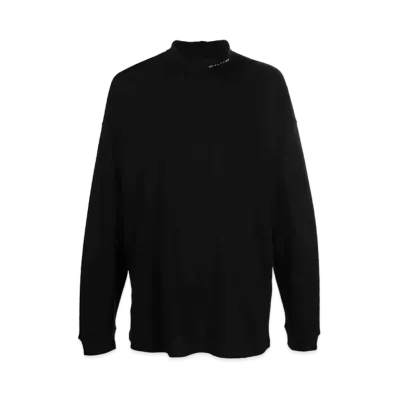 1017 ALYX 9SM Roll-Neck Cotton Jumper "Black"