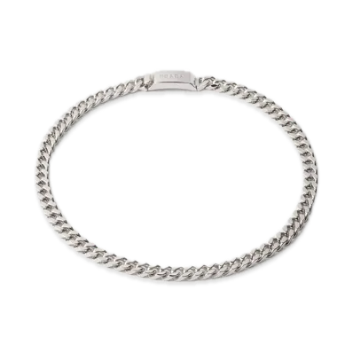 PRADA Silver Chain Necklace "Silver"
