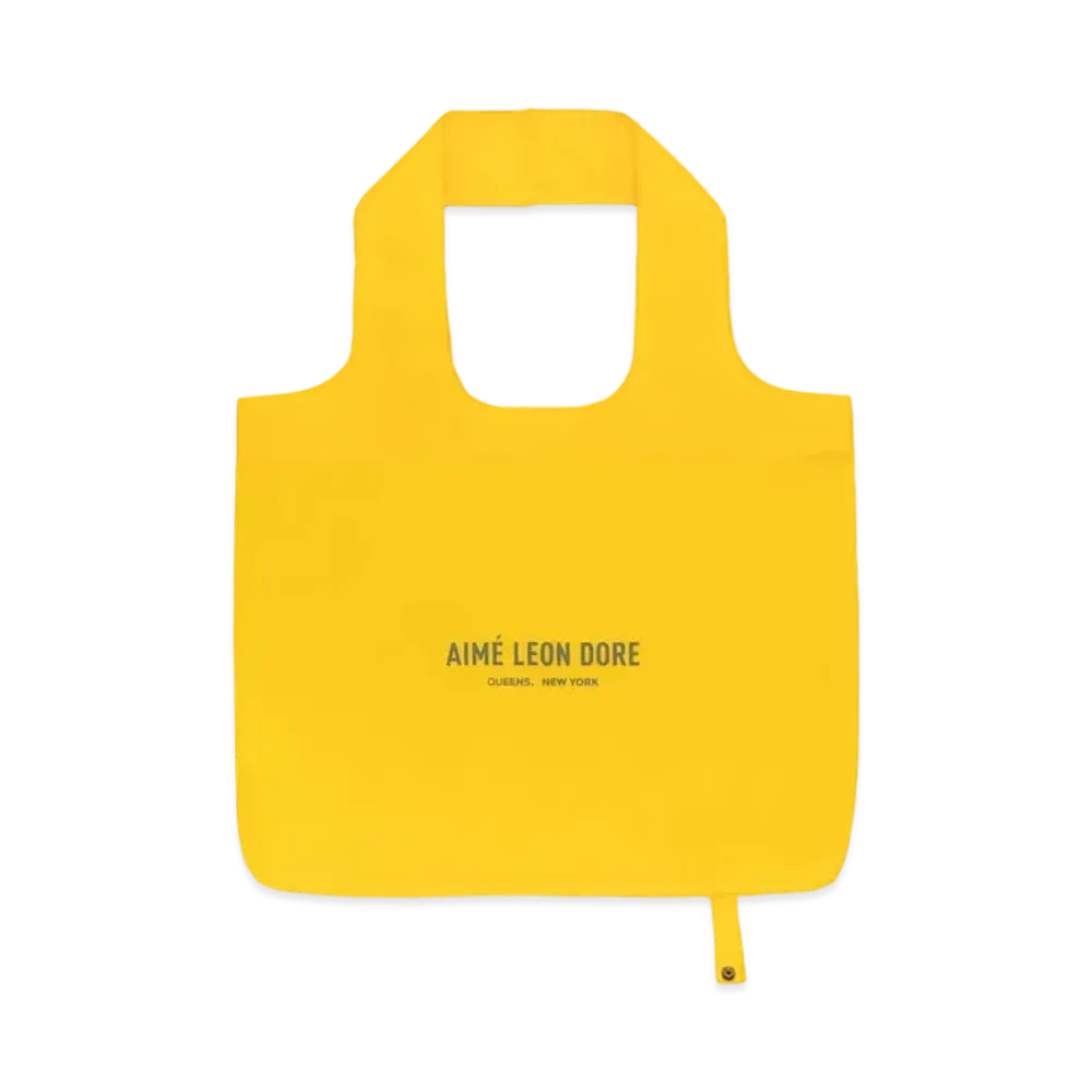 Aime Leon Dore Packable Logo Tote "Yellow"