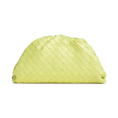 Bottega Veneta Teen Pouch Clutch "Bright Yellow"