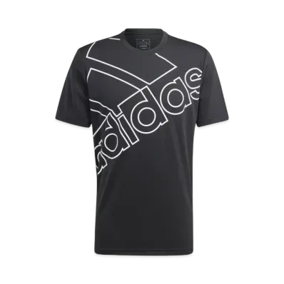 adidas Aeroready Training Logo Graphic Short Sleeve T-Shirt "Black/White"