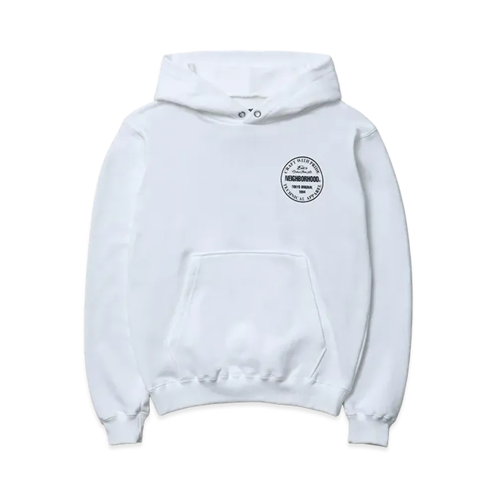 NEIGHBORHOOD Kids OT Sweat Hoodie LS "White"