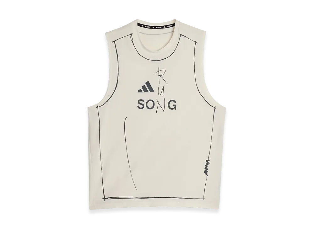 adidas x Song for the Mute adi365 SFTM Running Tank "Chalk White"