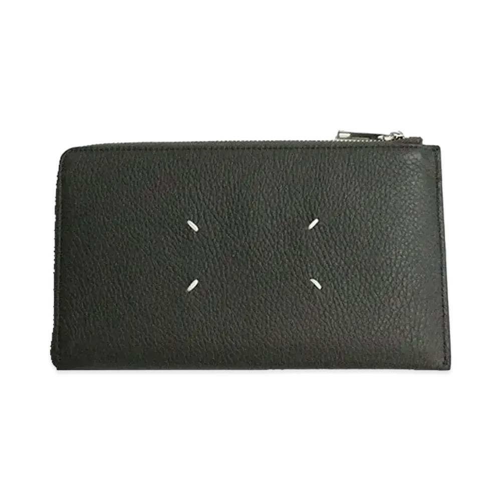 Maison Margiela Large Leather Wallet "Gray"