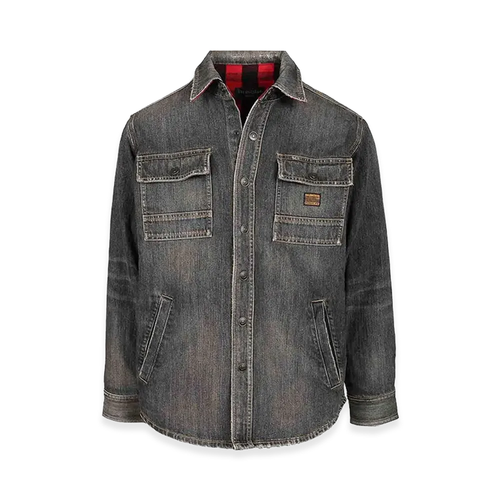 BALENCIAGA Denim Overshirt "Grey"